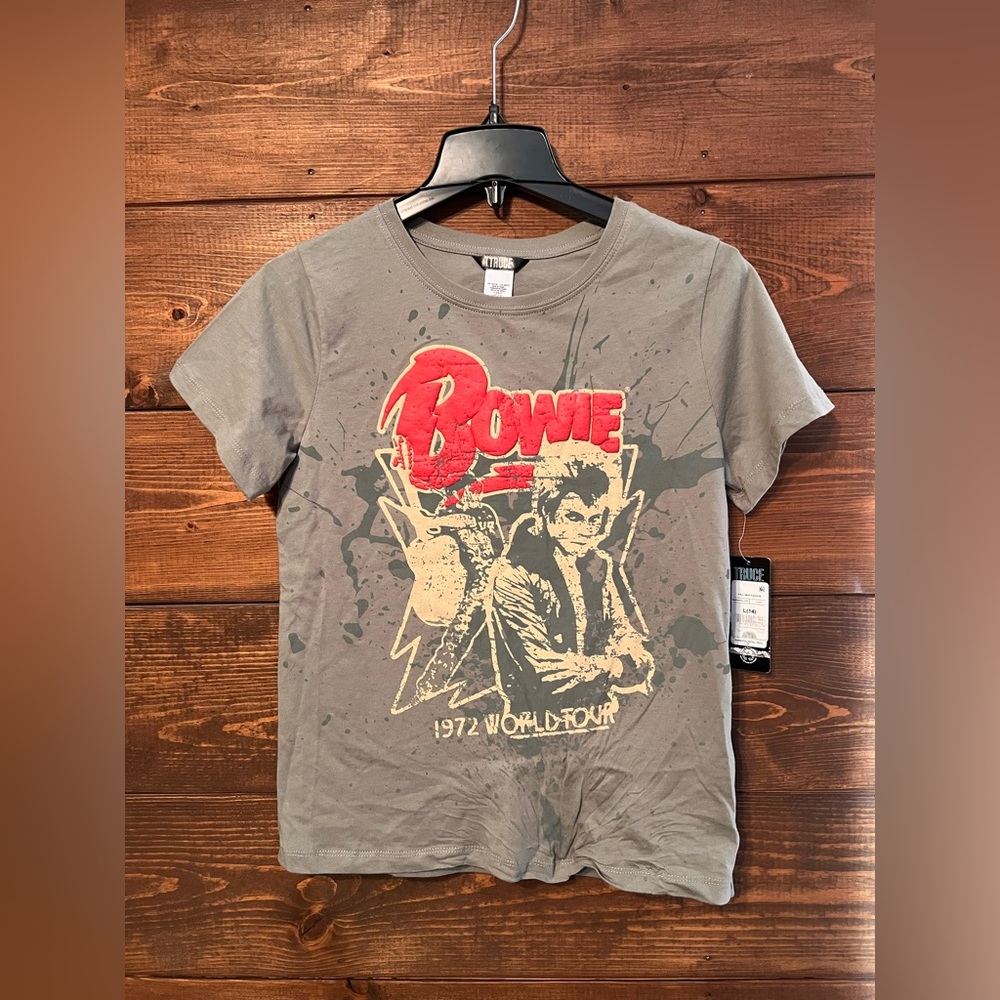 David Bowie tshirt, Truce brand/ size 14 Large kids